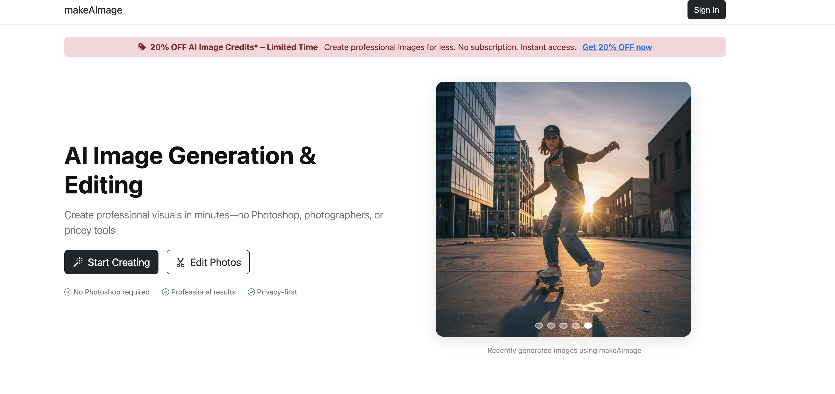makeAImage - AI-powered image generation tool